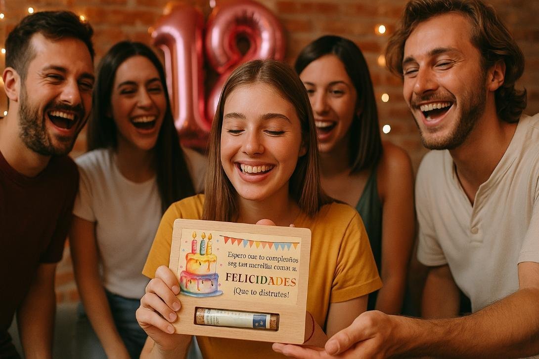 Tarjeta felicitación cumpleaños