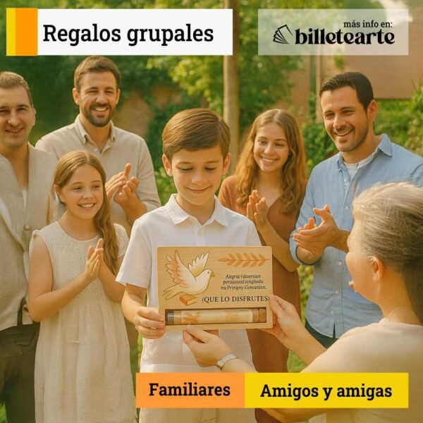 Tarjeta regalo felicitacion, comunión - Imagen 3