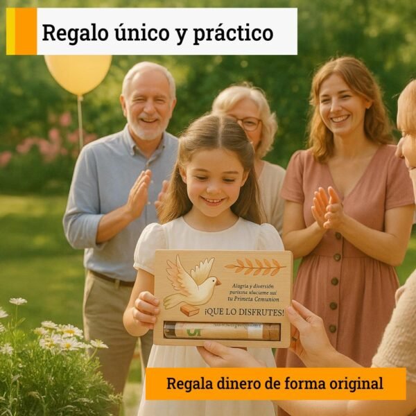 Tarjeta regalo felicitacion, comunión - Imagen 6