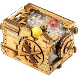 Caja fuerte laberinto rompecabezas