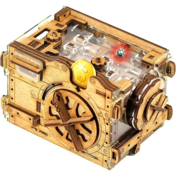 Caja fuerte laberinto rompecabezas