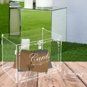 Caja para tarjetas de boda con cerradura