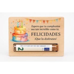 Tarjeta felicitación cumpleaños