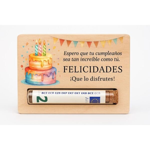 Tarjeta felicitación cumpleaños