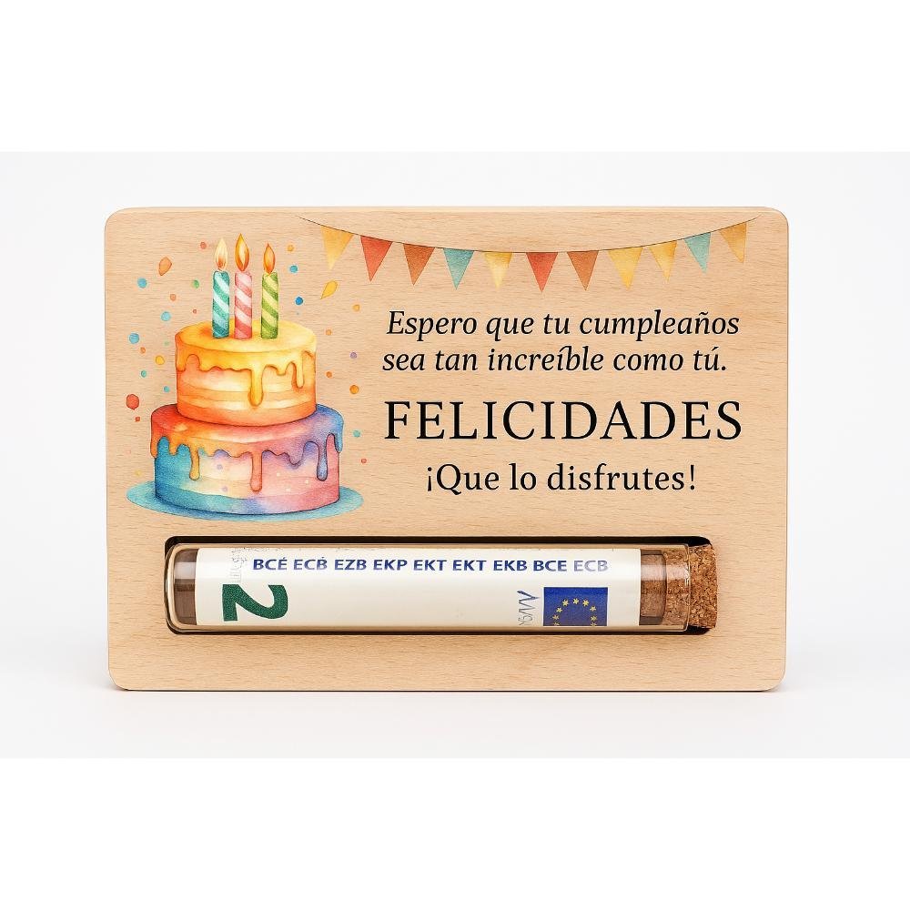 Tarjeta felicitación cumpleaños