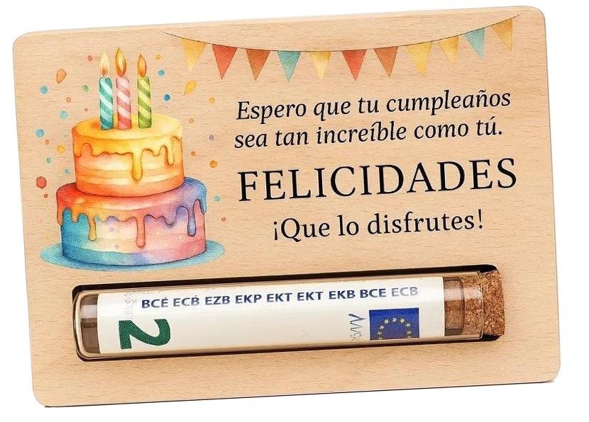 Tarjeta felicitación cumpleaños 