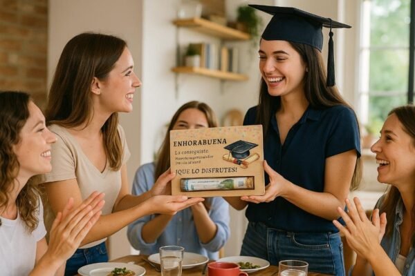 estudiante amigas graduacion