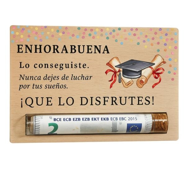dinero regalar en una graduación o logro académico
