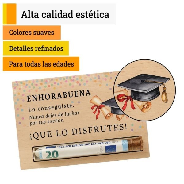 Tarjeta regalo graduación estudiantes: imagen 4