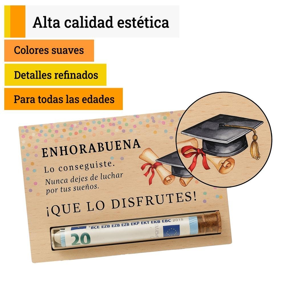 Tarjeta regalo graduación estudiantes: imagen 4