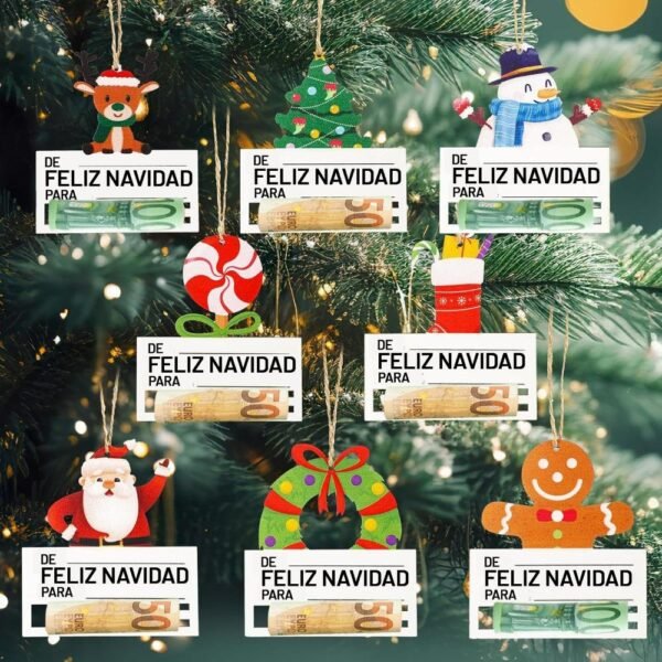 Colgantes con dinero para el árbol de Navidad: imagen 5