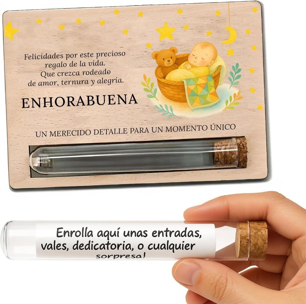 Tarjeta sorpresa para nacimiento de bebé: imagen 1