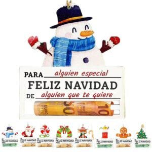 Colgantes con dinero para el árbol de Navidad