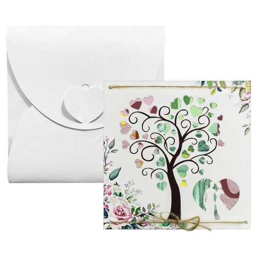 Tarjeta para regalar dinero árbol de la vida
