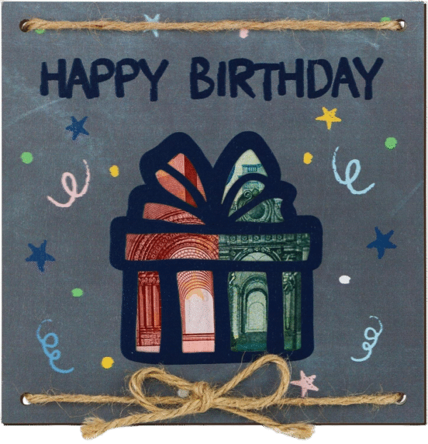 Tarjeta sorpresa regalo de cumpleaños